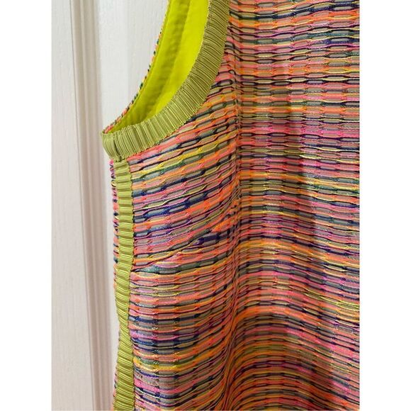 Alex Marie Sleeveless Multicolored Shift Dress size 2 - Picture 2 of 7